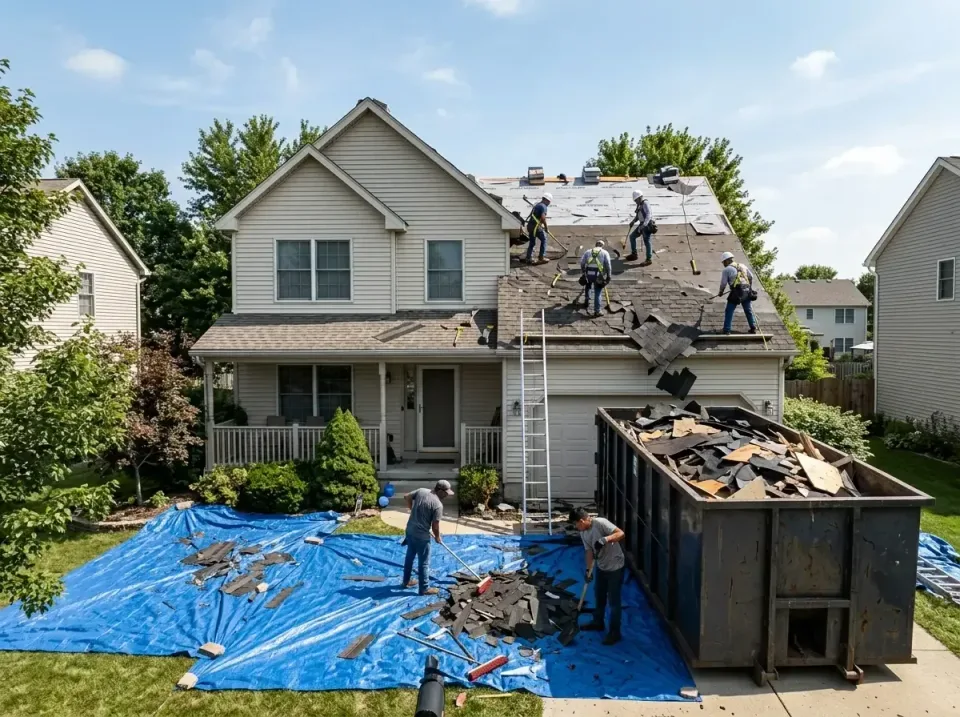 roof-replacement-debris-remova-004 — frequently asked questions, Cheapest Dumpster Rentals in Sheridan, IL